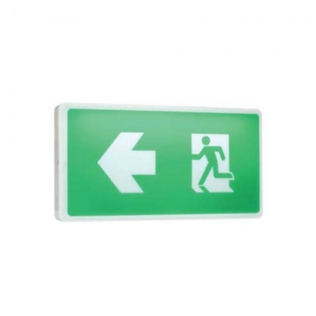 DYNO LED EXIT LIGHT BOX (SYMBOL HEIGHT 10 cm) MOD EL: BXF-10N-1A 