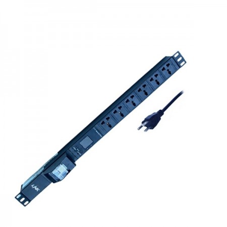PDU 6 Universal Outlet (Circuit Breaker 16A+V-A)