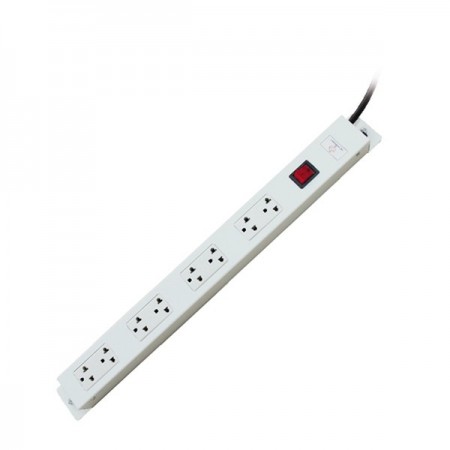 ปลั๊กรางไฟ AC POWER DISTRIBUTION 8 Univeral Outlet w/Cable 3 M. & Surge Protection