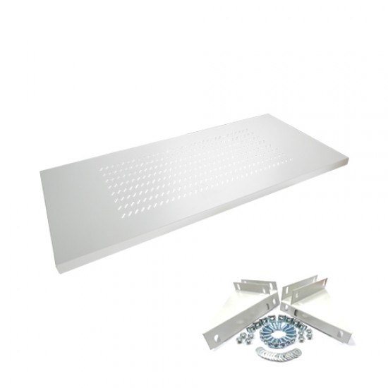 FIX SHELF OPEN RACK 80 CM. Depth. (สำหรับ ตู้ Ecom Open Rack และยึดอุปกรณ์ 19")