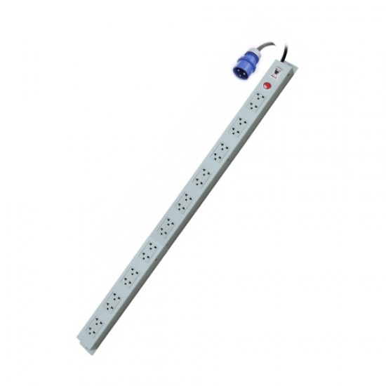 ปลั๊กรางไฟ 32 Ampere POWER DISTRIBUTION  20 Outlet Cabel 3 M. & Power Plug w/CB