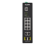 D-Link 12-Port Gigabit Smart Managed Industrial PoE Switch-Wide Temp-240W PoE Budget